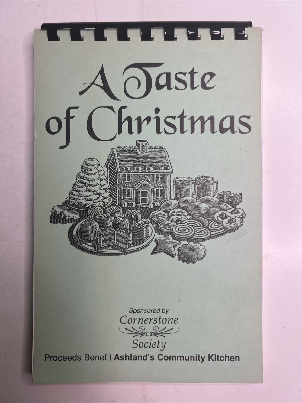 Vintage "A Taste of Christmas" Cookbook by The Cornerstone Society
